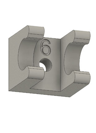 6mm Fuel Line Holders Gray- Approach RC Concepts