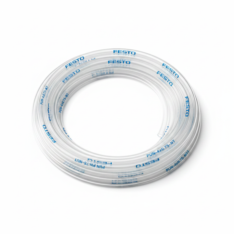 Festo 4mm clear polyurethane tubing coiled