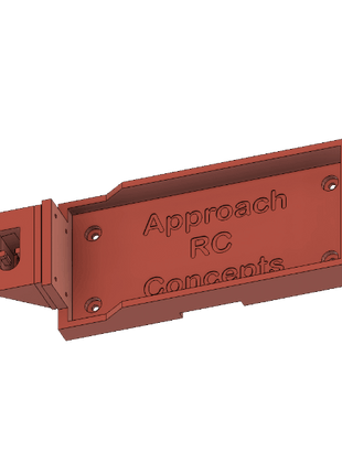Pulse 3600mah 5000mah 2S Lipo Battery Tray with EC3 Mount Red- Approach RC Concept