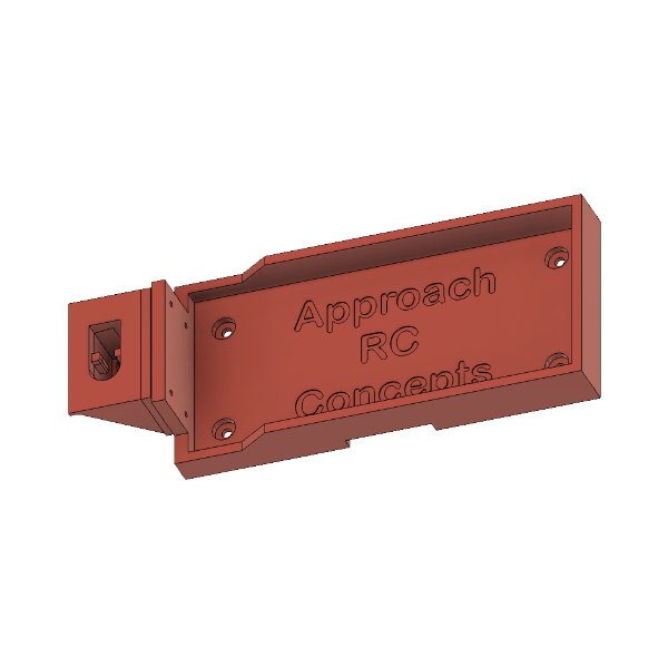 Pulse 3600mah 5000mah 2S Lipo Battery Tray with EC3 Mount Red- Approach RC Concept