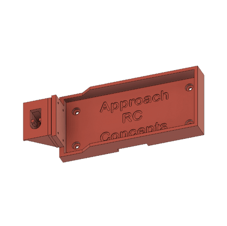 Pulse 3600mah 5000mah 2S Lipo Battery Tray with EC3 Mount Red- Approach RC Concept