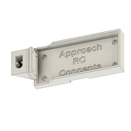 Pulse 3600mah 5000mah 2S Lipo Battery Tray with EC3 Mount Gray - Approach RC Concepts