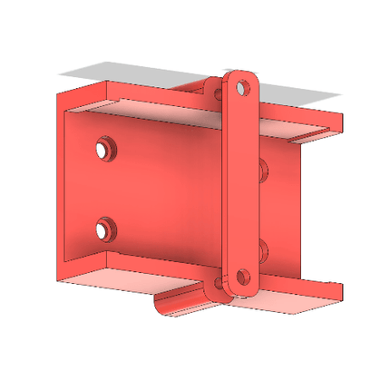 Xicoy GCU Mount Red - Approach RC Concepts