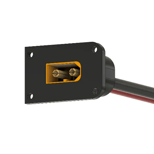 XT60 Female Housing Surface Mount PKG 2 - Approach RC Concepts